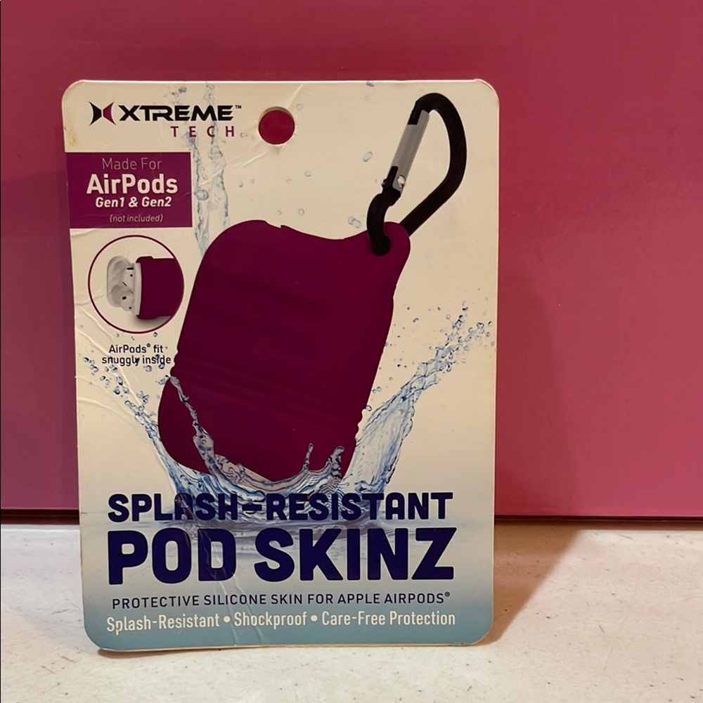 Xtreme Tech Purple Pod Skinz for AirPods